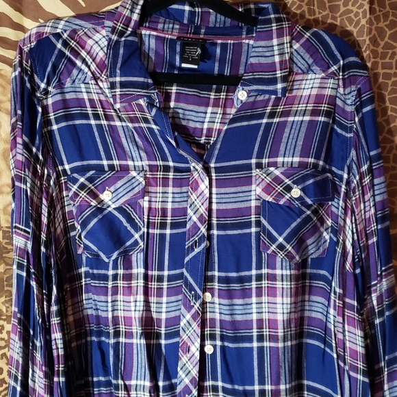 Long sleeve flannel shirt